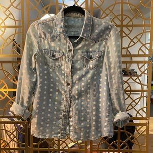 Chambray Denim button down shirt
